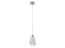 NEWPORT 8340 8341/S chrome , Подвесной светильник, Chrome Clear crystal D11*H14/250 cm LED 3W 3100K 300Lm