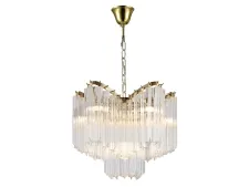 NEWPORT 8900 8906/C gold , Люстра, Gold Clear glass D41*H31/200 cm G9 6*40W