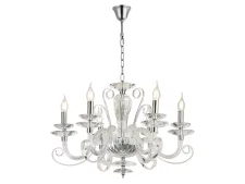 NEWPORT 8570 8576/C chrome , Люстра , Chrome Clear crystal glass D65*H45/200 cm E14 6*40W