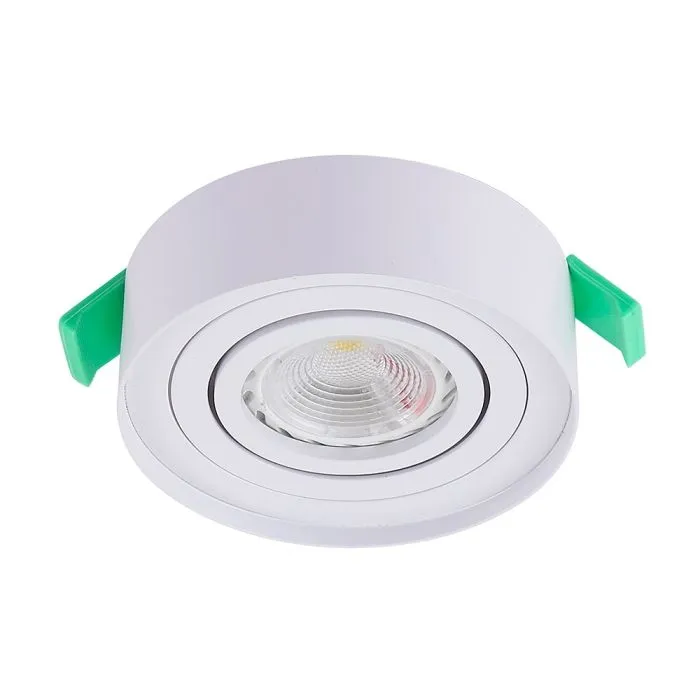 Светильник встраиваемый c малым заглублением Crystal Lux CLT 059C1 WH | Дом Декора