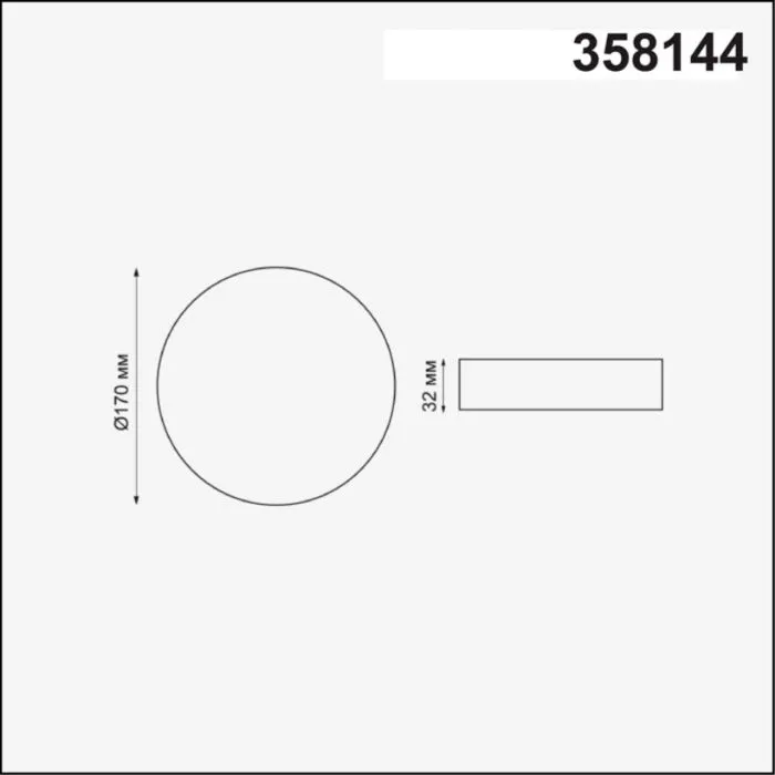 358144 NT Светильник LED 18Вт 4000К 85-265В IP20 SPOT | Дом Декора