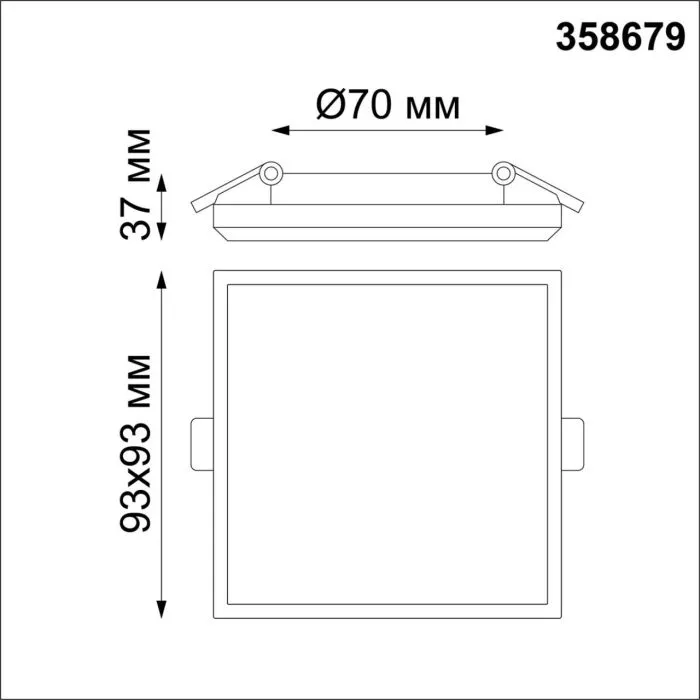 358679 NT Светильник 8Вт 4000К 100-240В IP54 SPOT | Дом Декора