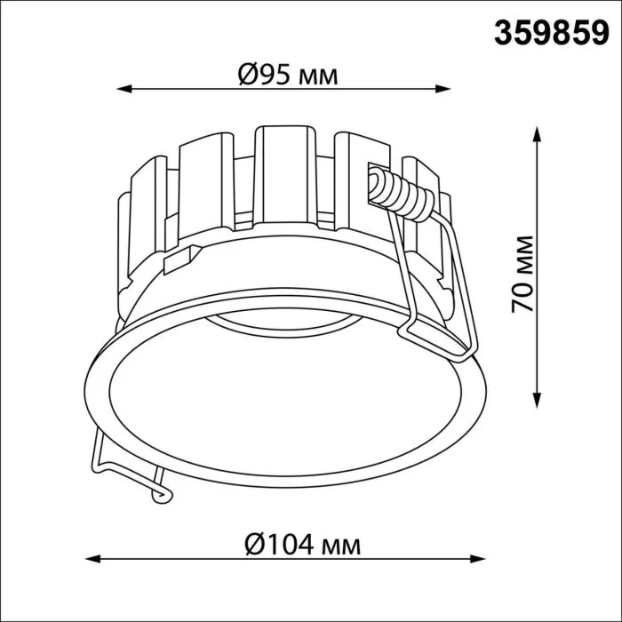 359859 NT Светильник 18Вт 2700/3200/4000К 220-240В IP44 WIR | Дом Декора