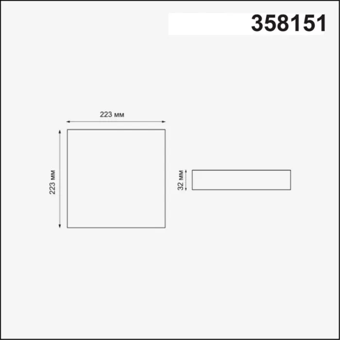 358151 NT Светильник LED 24Вт 3000К 85-265В IP20 SPOT | Дом Декора