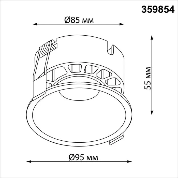 359854 NT Светильник 18Вт 2700/32000/4000К 220-240В IP20 WIR | Дом Декора