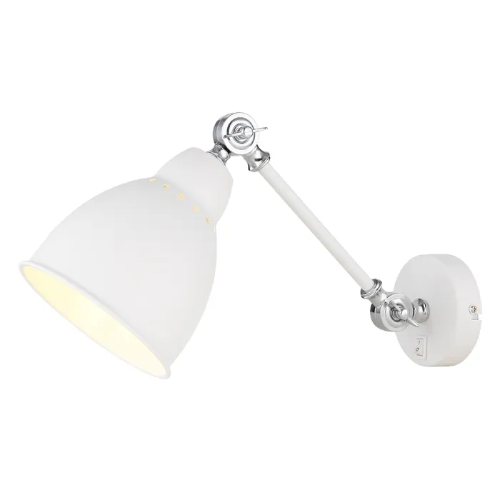 Бра Arte Lamp BRACCIO A2054AP-1WH | Дом Декора
