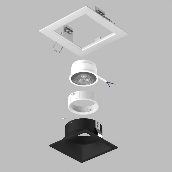 Комплект со светильником Domino Lightstar D51607WMOD | Дом Декора