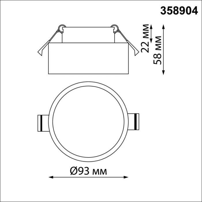 358904 NT Светильник 10Вт 4000К 220В IP54 SPOT | Дом Декора