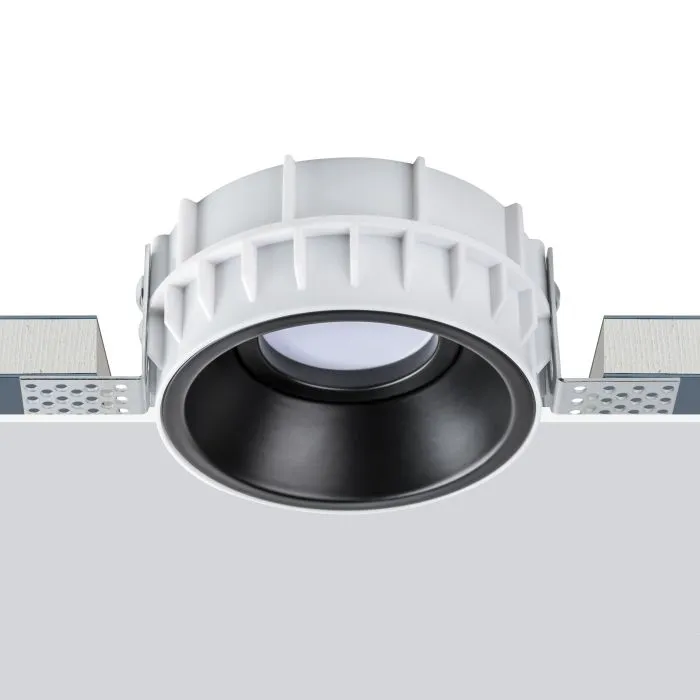 Комплект из светильника и рамки DOMINO ROUND MR16 ЧЁРНЫЙ Domino Lightstar G214607 | Дом Декора
