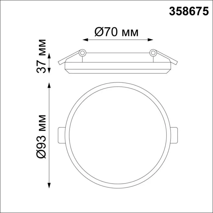 358675 NT Светильник 8Вт 4000К 100-240В IP54 SPOT | Дом Декора