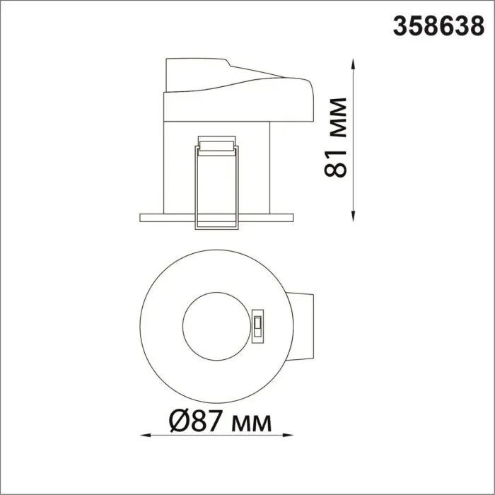 358638 NT Светильник 8Вт 3000/4000/5000К 220В IP65 SPOT | Дом Декора