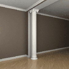 Интерьерная лепнина колонна 1.30.206 Европласт