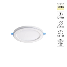 359020 NT Светильник LED 12+4Вт 3000К 100-265В IP20 SPOT