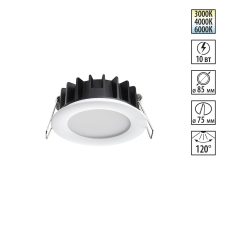 358949 NT Светильник 10Вт 3000/4000/6000К 220В IP20 SPOT