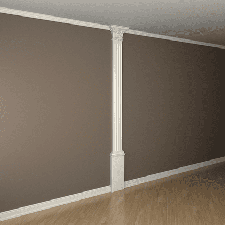 Интерьерная лепнина пилястра 1.20.001 Европласт