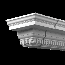 Фасадная лепнина торцевой элемент 4.31.332 Европласт